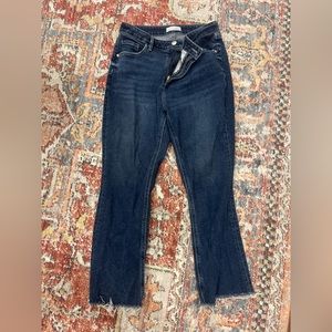 LOFT Curvy High Waist Flare Crop